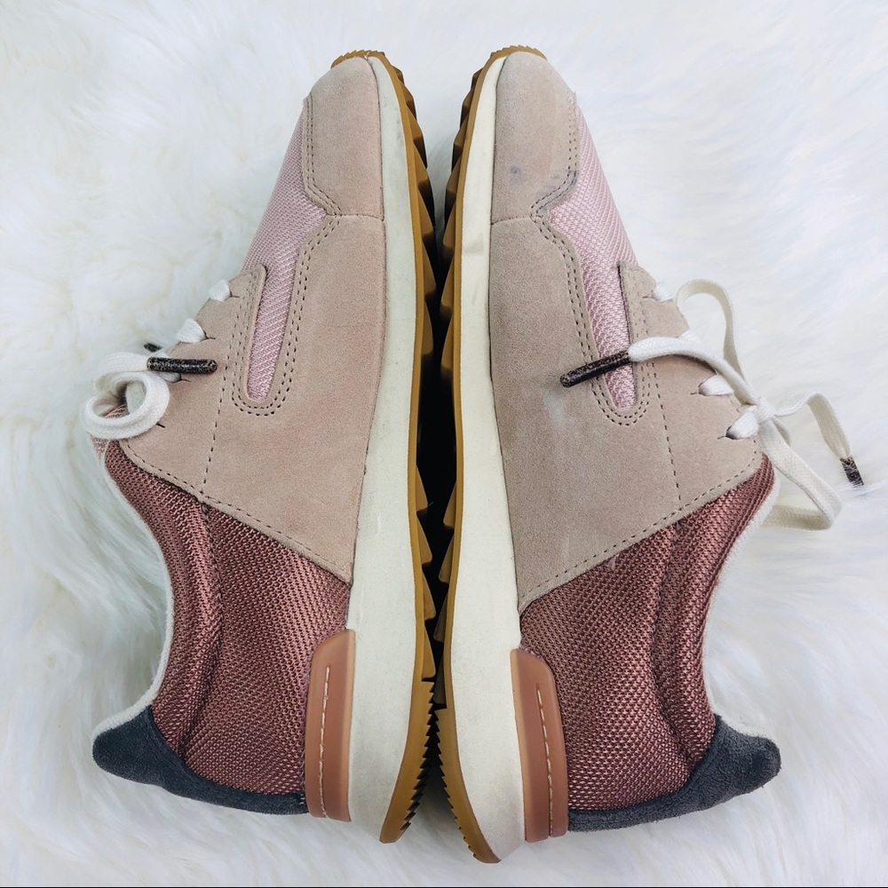 Clarks Pink, Mauve & Grey Retro Sneaker Sz 6 - Picture 6 of 16